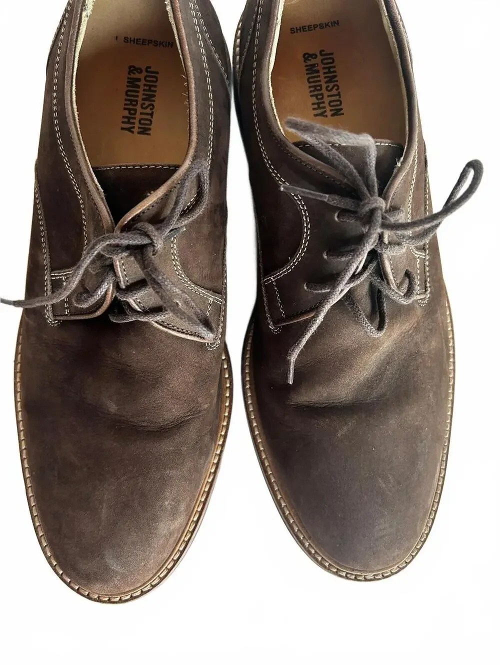 Johnston & Murphy Upton Plain Toe Oxfords Mens 8.5M NWOT